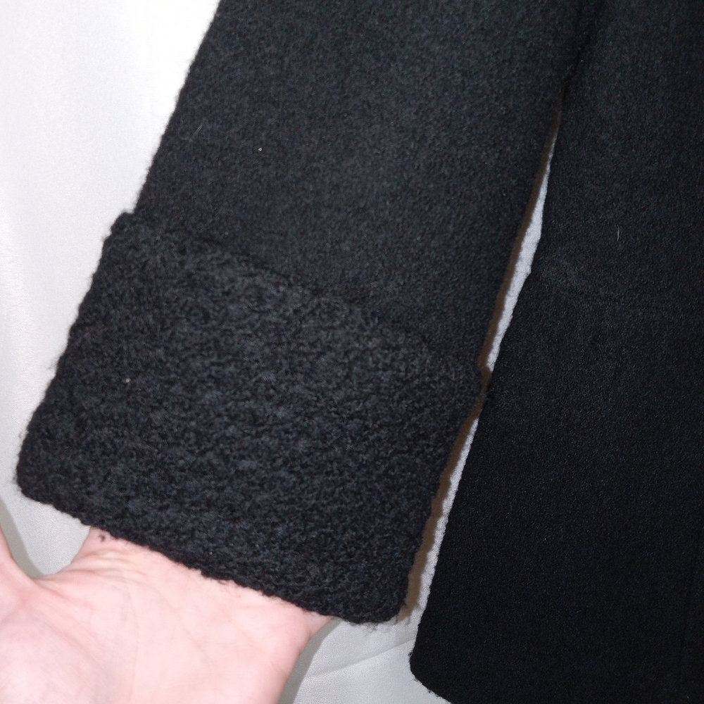 VTG Classiques Entier Boiled  Wool Jacket/ Blazer 3/4 Sleeve Career Office Sz S - Picture 2 of 15